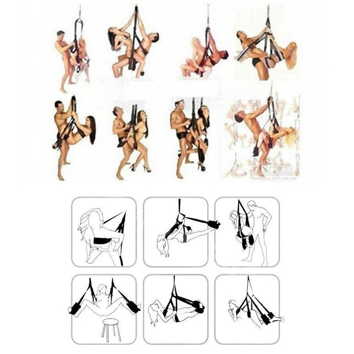The 360 Spinning Sex Swing Love Chair Hanging Position Enhancer Furniture Yoga Hammock Chair - MRSLM
