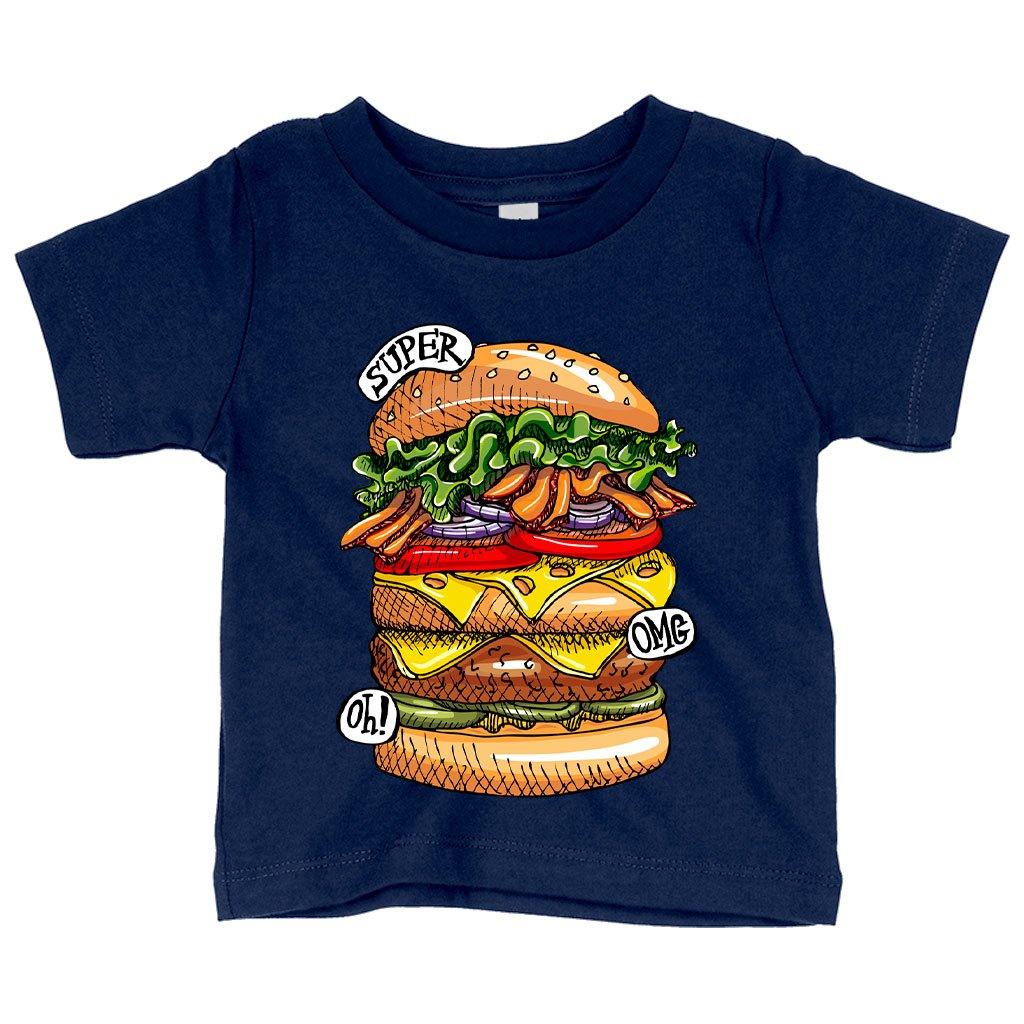 Baby Burger T-Shirt - Cool Food T-Shirts - MRSLM