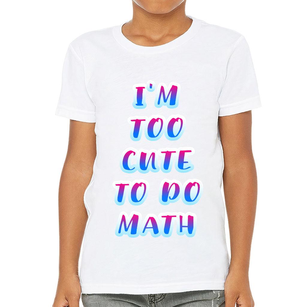 Funny Quote Kids' T-Shirt - Quotes Printed T-Shirt - Cool Printed Tee Shirt for Kids - MRSLM
