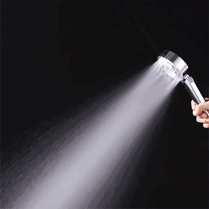 ABS G1/2 Double-sided Spraying Faucet Shower Head Detachable Shampoo Shower Gel High Pressure Shower Head Free Filling for Bathroom SPA - MRSLM