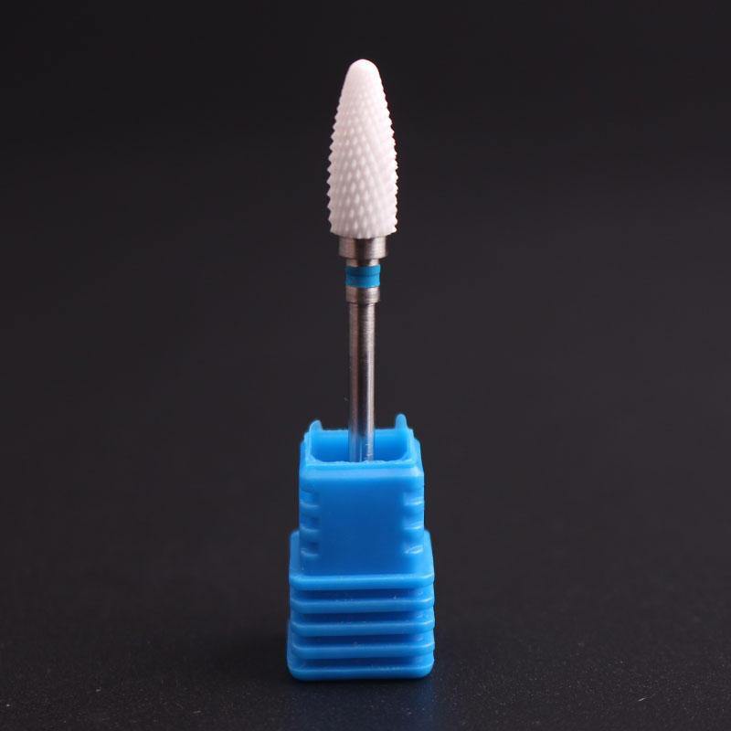 Ceramic Nail Drill 3/32 Pro Carbide Nail Drill Bits Corn Shape Nail Drill Bit - MRSLM