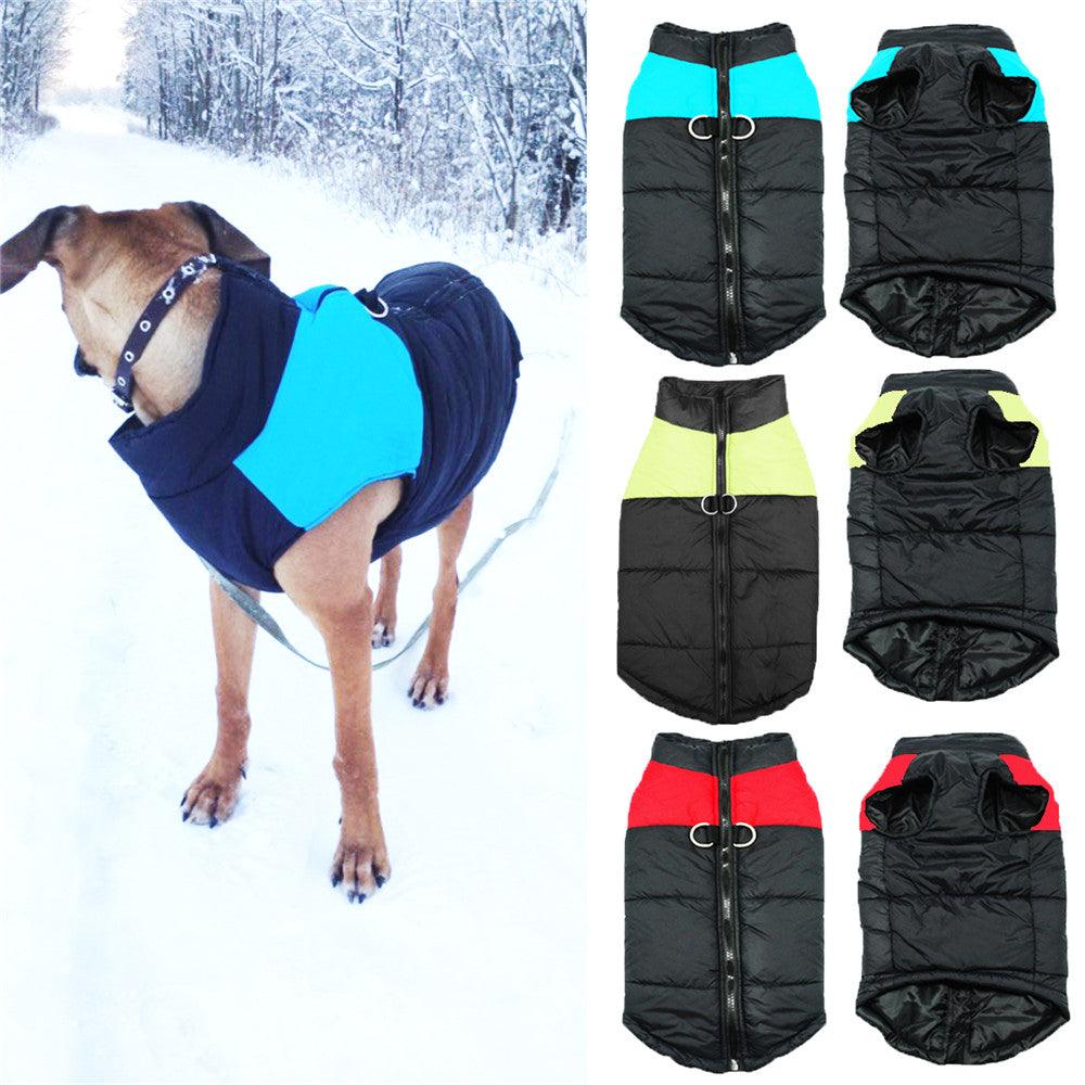 Pet Dog Winter Waterproof Clothes Coats Jacket Puppy Warm Soft Clothes Small To Large - MRSLM