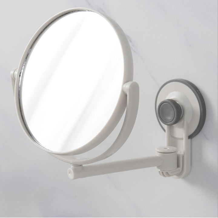 360° Suction Cup No Fog Free Shaving Shave Bathroom Makeup Double-sided Mirrors - MRSLM