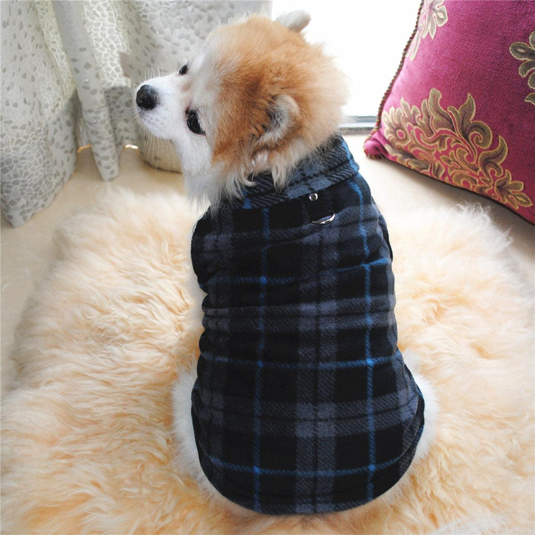 Fleece Winter Dog Clothes Small Large Big Dogs Pet Coats Vest Jacket Pet Warm Clothes - MRSLM