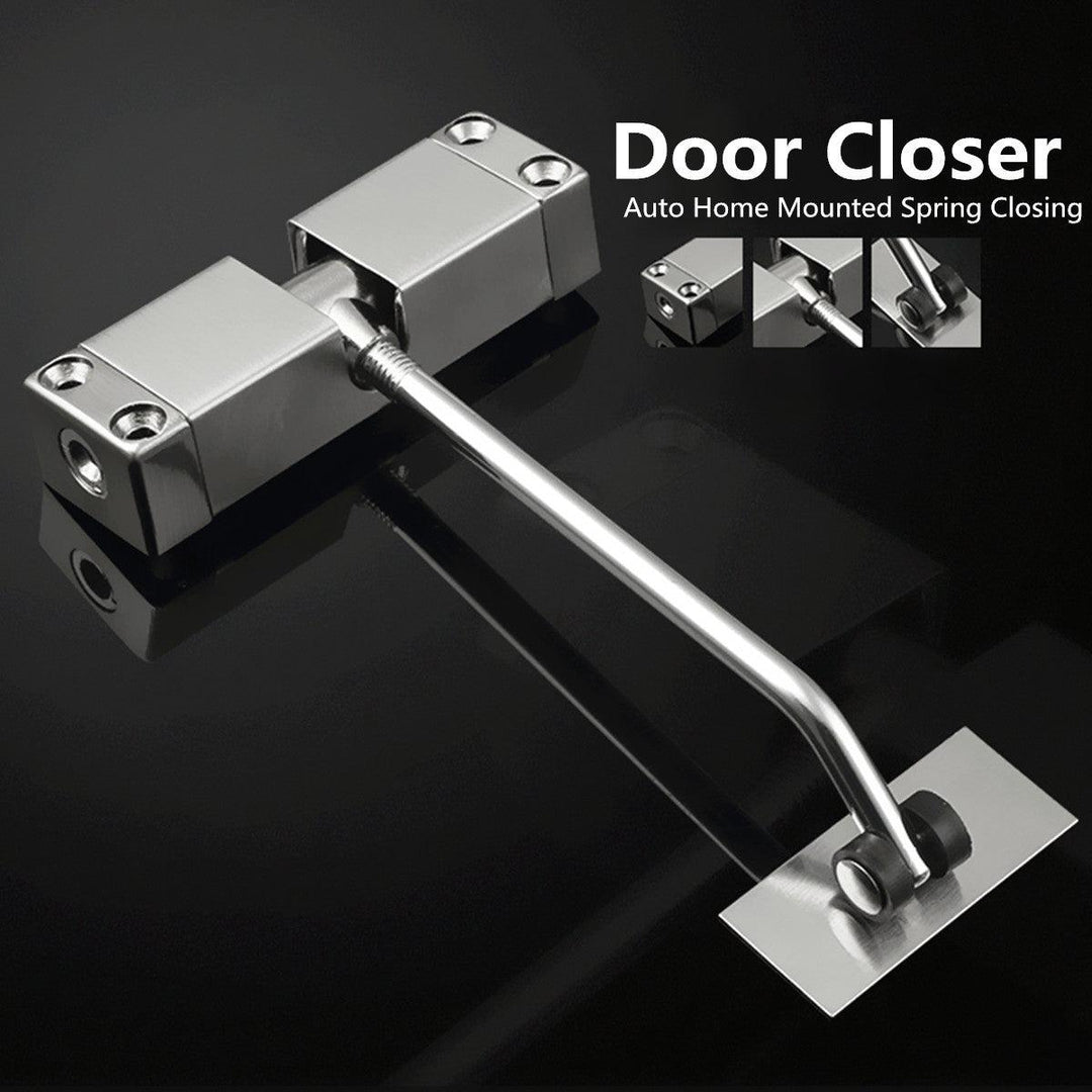 Stainless Steel Adjustable SurfacE Mounted Automatic Spring Closing Door Closer - MRSLM