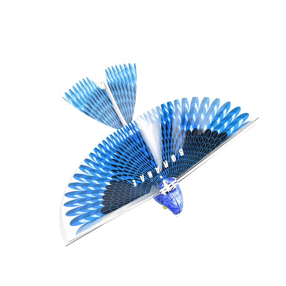 10.6Inches Electric Flying Flapping Wing Bird Toy Rechargeable Plane Toy Kids Outdoor Fly Toy - MRSLM