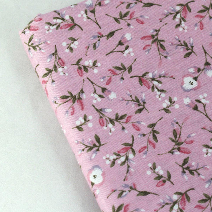 Dollhouse Sewing 5 Pink Assorted Pre Cut Charm 10" Squares Quilt Cotton Cloth Fabric Craft - MRSLM