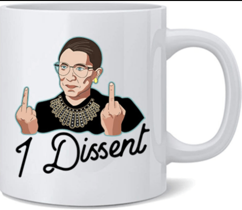 Ruth Bader Ginsburg Ceramic Mug - MRSLM