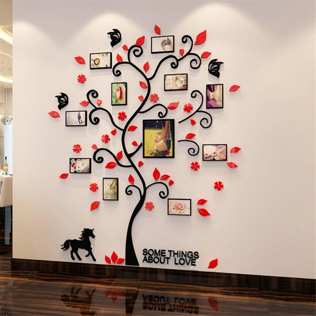 Removable Family Photo Frame Tree Sticker Living Room Wall Decals DIY Wall Decor - MRSLM
