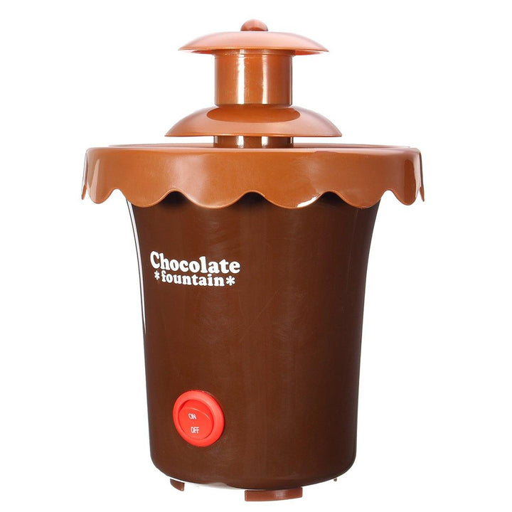 Chocolate Fondue Machine Fountain 2 Tiers Mini Maker Waterfall Melting Machine - MRSLM
