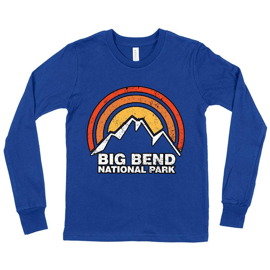 Kids' Big Bend Long Sleeve T-Shirt - Mountain T-Shirt - MRSLM