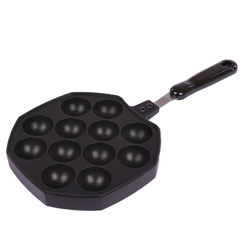 Takoyaki Grill Pan 16 Holes Octopus Maker Stove Cooking Plate for Kitchen - MRSLM