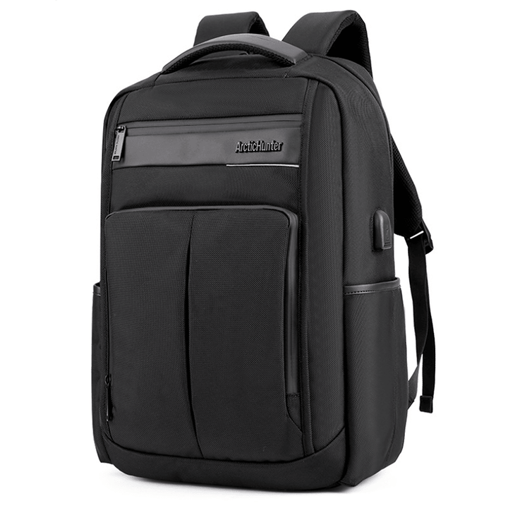 18 Inch Backpack USB Charging Laptop Bag Mens Shoulder Bag Business Casual Travel Schoolbag B00121C - MRSLM