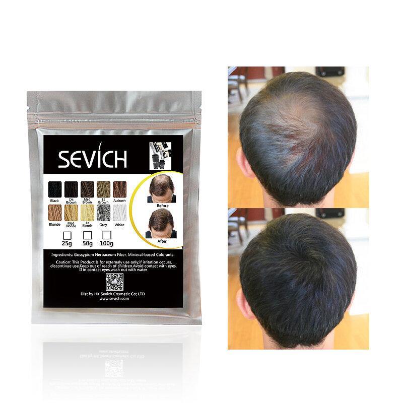 Sevich 50g Hair Building Fibers Hair Loss Concealer Product Hair Extention Keratin Fiber Powder Hair Care Growth - MRSLM