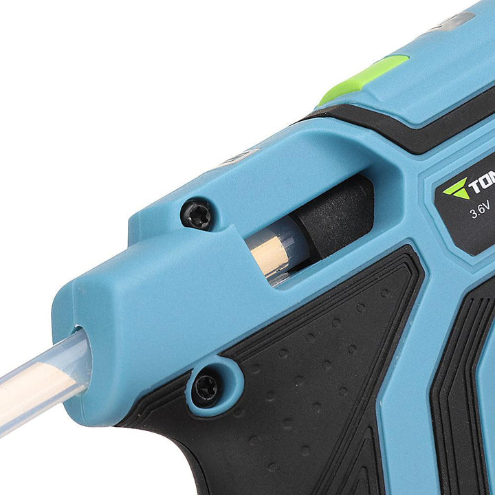 Tonfon 3.6V 2000mAh Cordless Hot Glue Guns Kits USB Rechargable Melt Glue Kits with 10 Glue Sticks - MRSLM