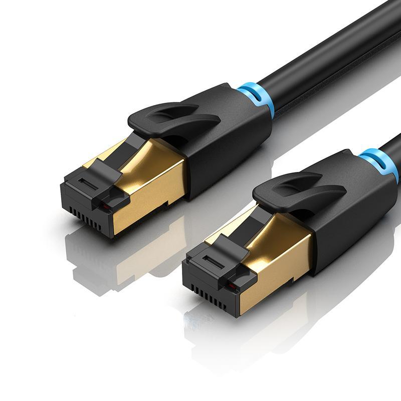 Vention Cat8 Ethernet Cable SFTP 40Gbps Super Speed RJ45 Network Cable Gold Plated Connector for Router Modem CAT 8 Lan Cable Networking Cable - MRSLM