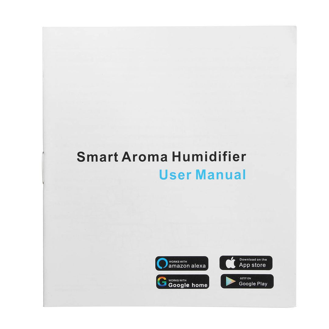 LuckyFine WiFi Smart Essential Oil Aroma Diffuser Humidifier For Amzon Alexa Google Home - MRSLM