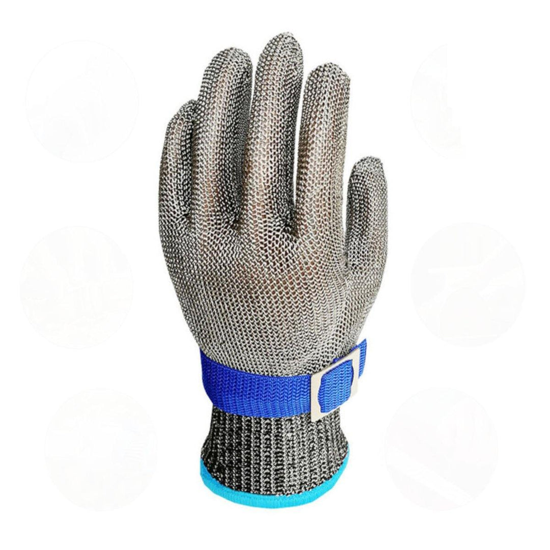 Cut-proof Resistant Gloves Stainless Steel Wire Mesh Gloves for Carpentry Butcher Tailor Operation Gloves Anti Cutting - MRSLM