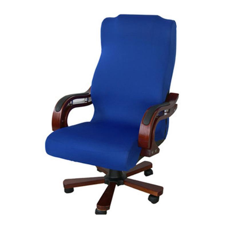 S/M/L Office Computer Chair Cover Side Zipper Design Arm Chair Cover Recouvre Chaise Stretch Rotating Lift Chair Cover - MRSLM