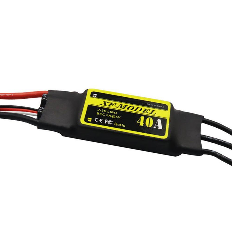XF-Model 2-3S 40A Brushless ESC With 5V/3A Switch BEC T XT60 Plug for RC Model - MRSLM