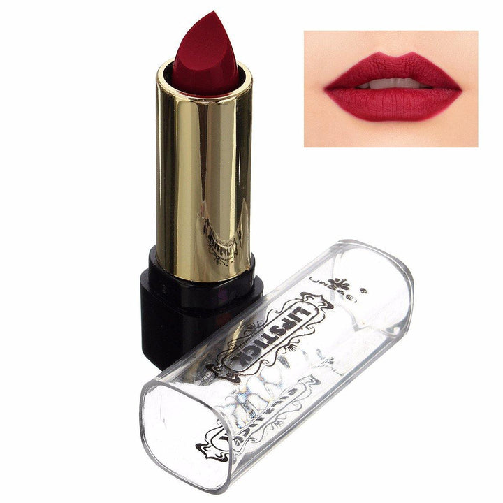 Vampire Velvet Matte Matte Dusty Rose Lipstick Deep Red Lip Sticks Waterproof - MRSLM