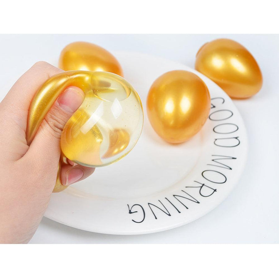 Creative TPR Simulation Eggs Venting Eggs Venting Liquid Balls Stress Relief Toy - MRSLM