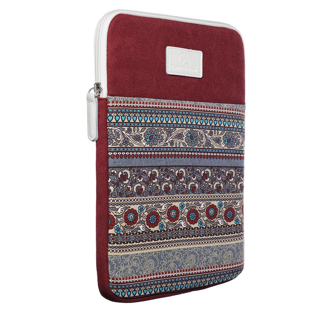 Vertical Tablet Case with Texture Design for 13.3 inch Tablet - Red - MRSLM