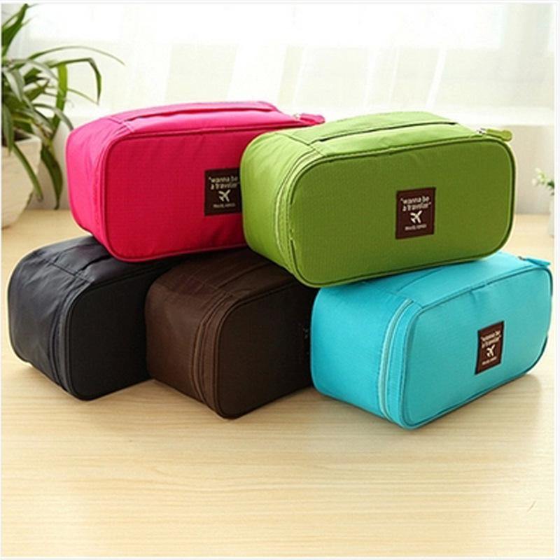 Travel Multi-function Underwear Storage Bag Bra Finishing Package Cosmetic Bag Wash Bag - MRSLM