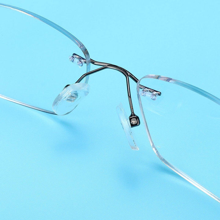 Half Metal Rim Multi Focus Progressive Reading Glasses - MRSLM