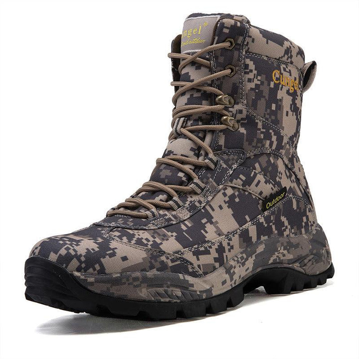 Men's Camouflage Anti-skid Anti-collision All-match High-top Martin Boots - MRSLM