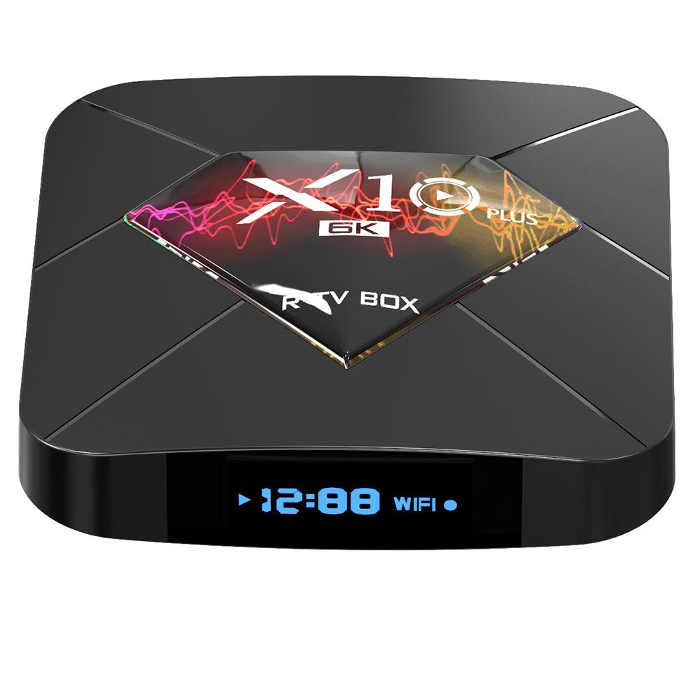 R-TV Box X10 Plus Allwinner H6 4GB RAM 64GB ROM 2.4G WIFI Android 9.0 TV Box - MRSLM