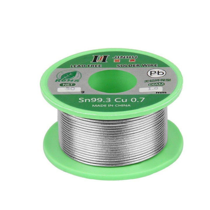 50g Lead-free Solder Wire Unleaded Lead Free Rosin Core for Electrical Solder 0.5mm/0.6mm/0.8mm/1.0mm - MRSLM