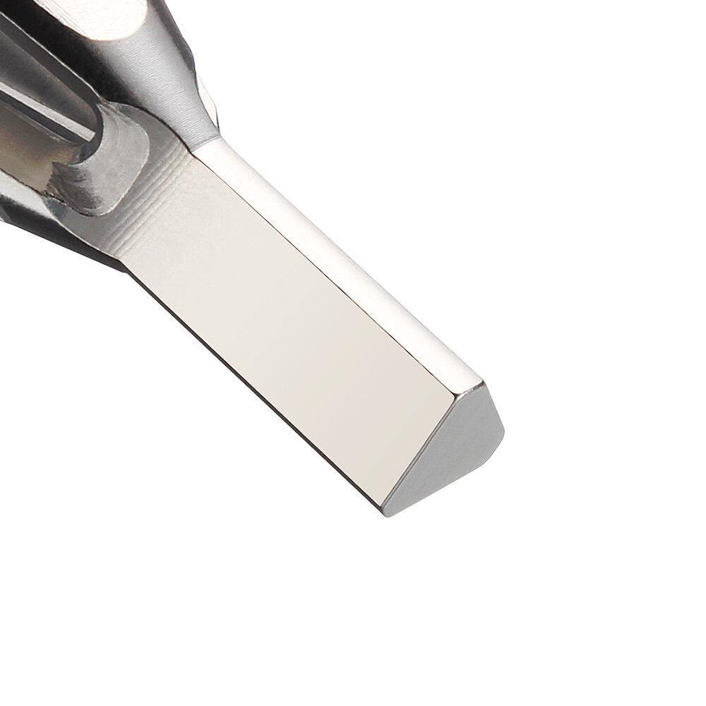 Drillpro 5Pcs Silver Deburring External Chamfer Tool Bit Remove Burr Repairs Tools - MRSLM