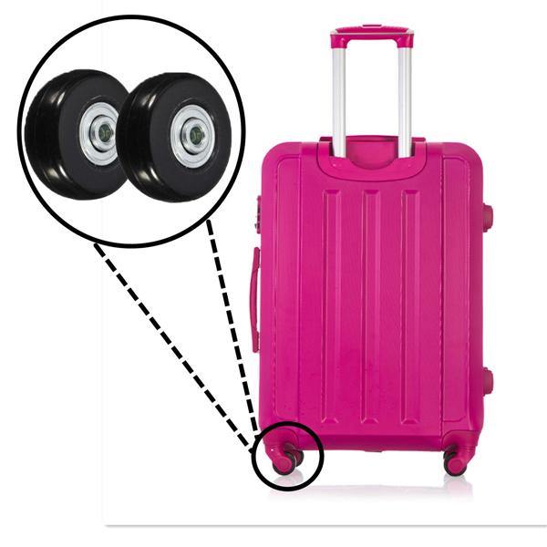 OD 55mm Luggage Suitcase Replacement Wheels Axles and Rubber Repair 2 Set - MRSLM