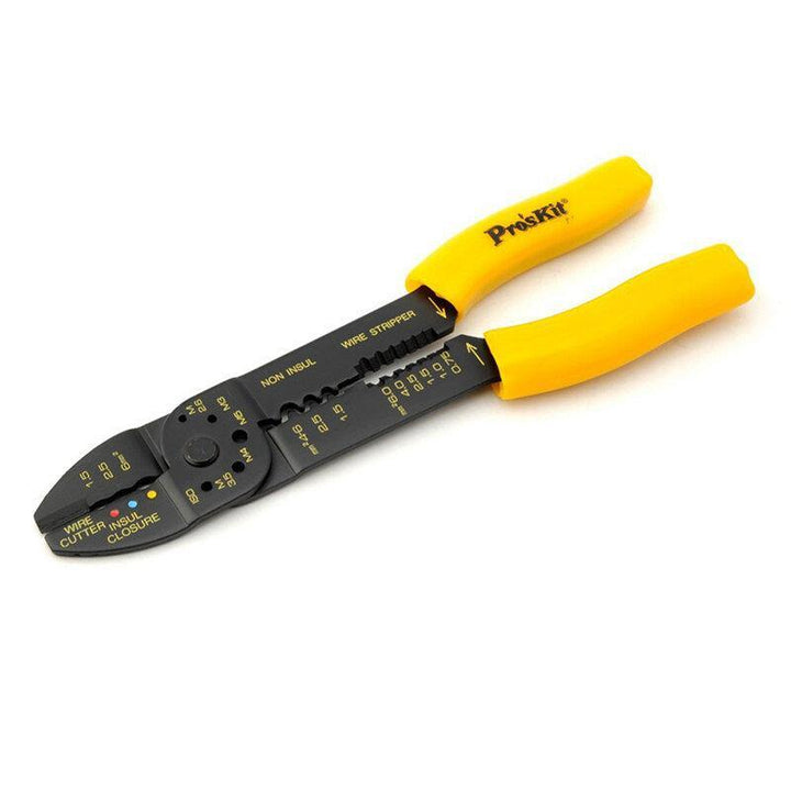 Proskit 8PK-313B Cable Wire Stripper Cutter Automatic Multifunctional Terminal Crimping Tool Stripping Plier Tool - MRSLM