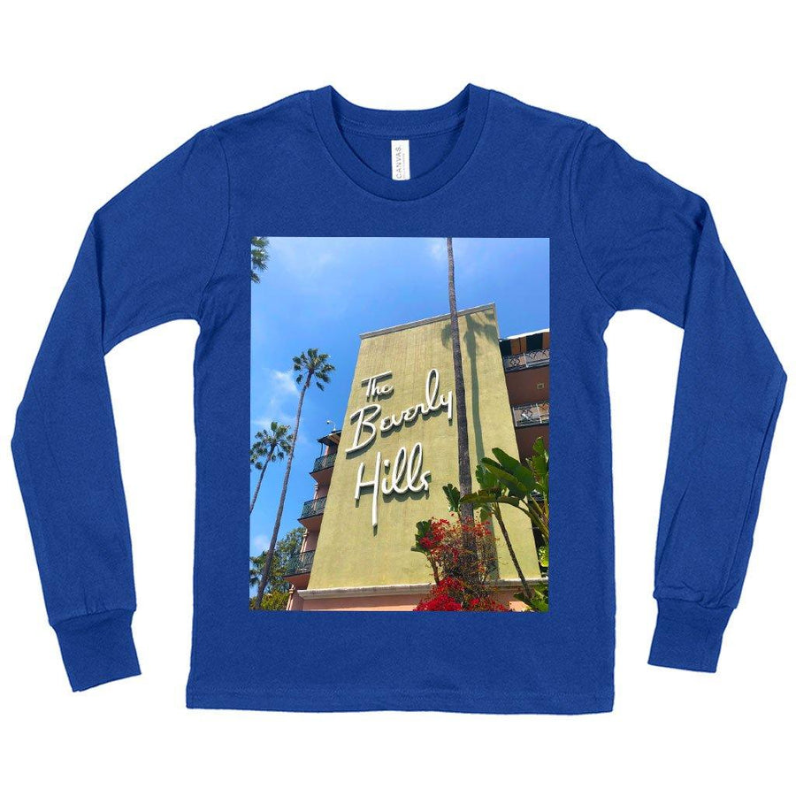 Kids' Beverly Hills Long Sleeve T-Shirt - 90210 T-Shirt - MRSLM
