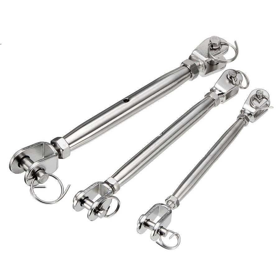 M5 M6 M8 Jaw & Jaw Turnbuckle 316 Stainless Steel Closed Body Rigging Screw for Marine Boat Yacht - MRSLM