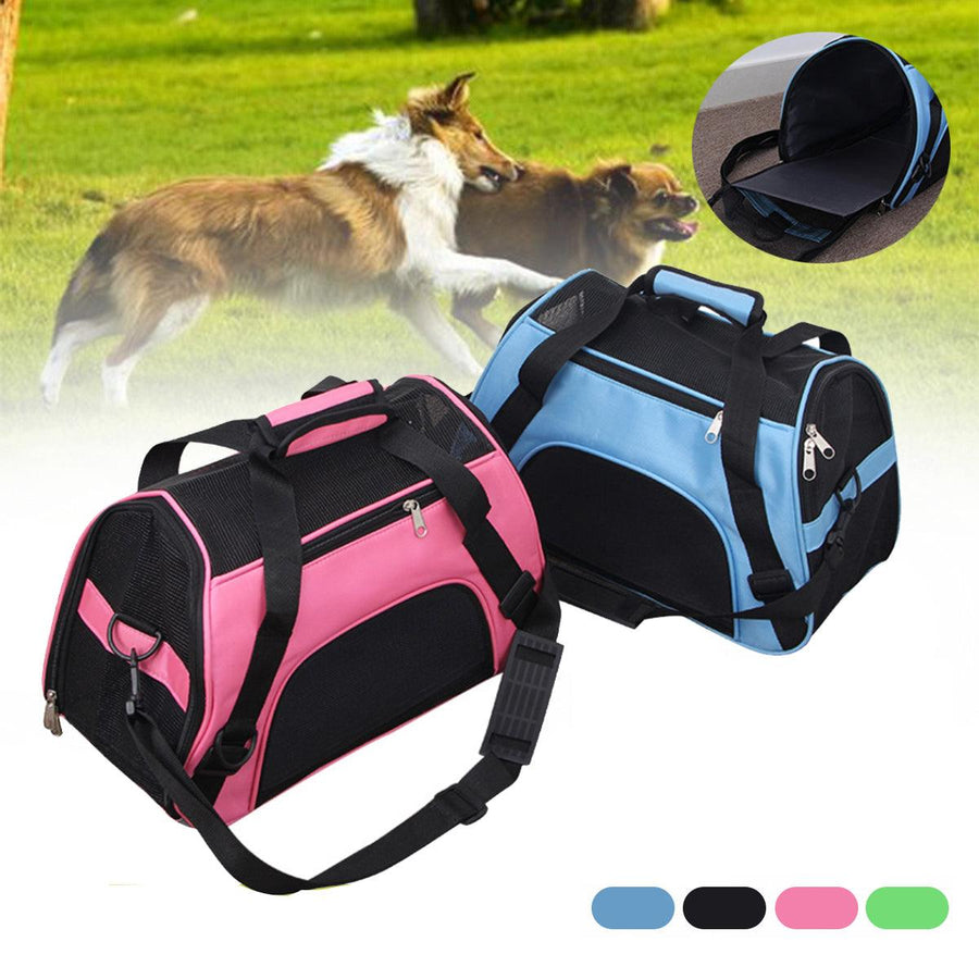 Portable Dog Cat Carrier Bag Soft-sided Pet Puppy Travel Bags Breathable Mesh Small Pet Chihuahua Carrier for Outgoing Pets Handbag - MRSLM