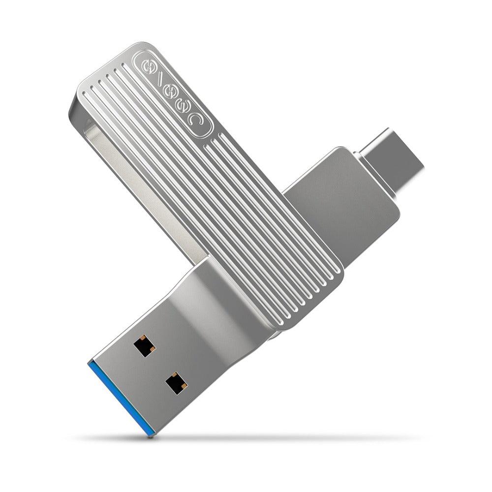 Jesis 2-in-1 USB 3.0 To Type-C 32G 64G OTG USB Flash Drive 360° Rotation Design Memory Disk - MRSLM
