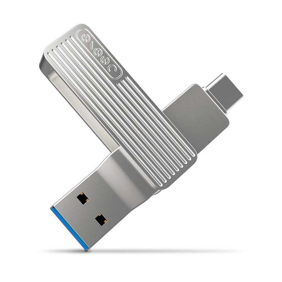 Jesis 2-in-1 USB 3.0 To Type-C 32G 64G OTG USB Flash Drive 360° Rotation Design Memory Disk - MRSLM