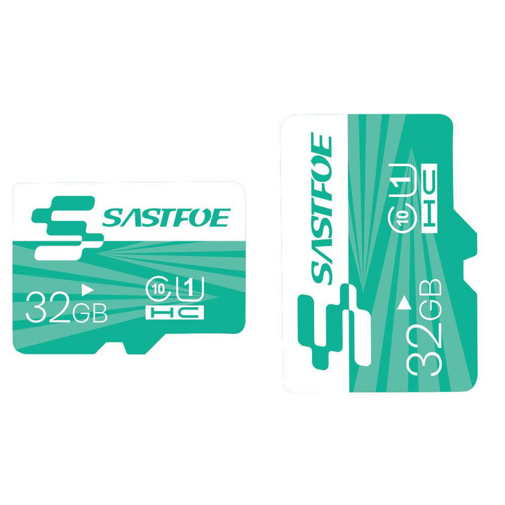 SASTFOE Green Edition 32GB U1 Class 10 TF Micro Memory Card for Digital Camera MP3 TV Box Smartphone - MRSLM