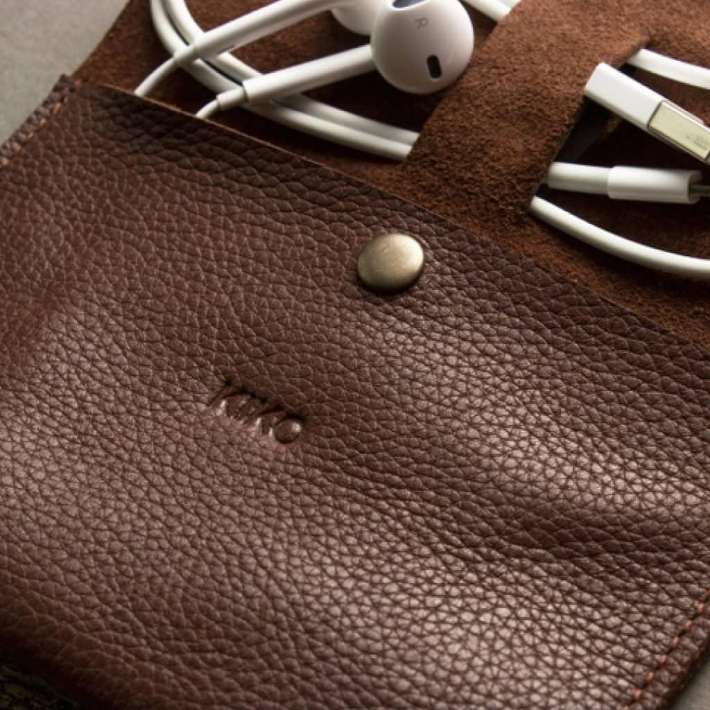 Brown Leather Cord Wrap - MRSLM