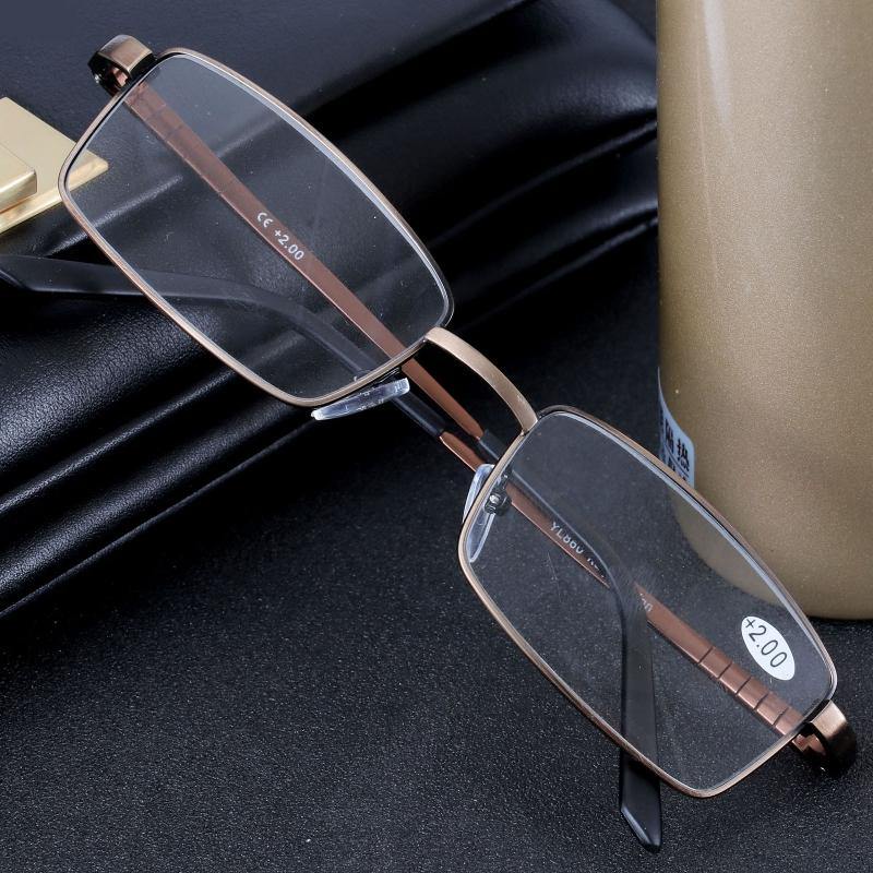 Aluminum Alloy Reading Glasses Resin Lens Presbyopic Glasses - MRSLM