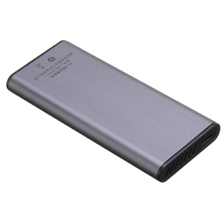 Shengwei Type C USB3.1 SSD External Hard Drive Enclosure M.2 NVME Hard Disk Box 10Gbps with Type C Cable ZSD2001J - MRSLM