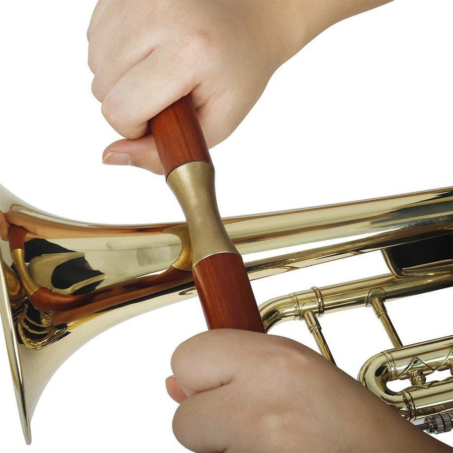 W5 Redwood Handle Pressure Roller Pipe Saxophone Trumpet Trombone Sheet Metal Repair Tool - MRSLM