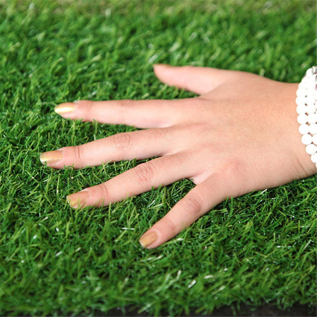 10mm Artificial Grass Mat Lawn Synthetic Green Yard Garden Indoor Outdoor - MRSLM