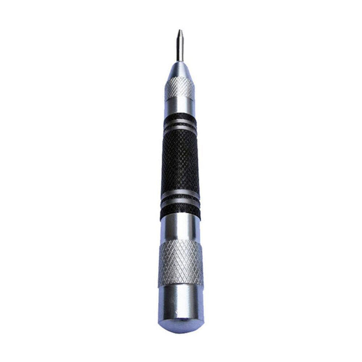 Automatic Center Pin Spring Loaded Mark Center Punch Tool Wood Indentation Mark Woodworking Tool Bit Punch - MRSLM