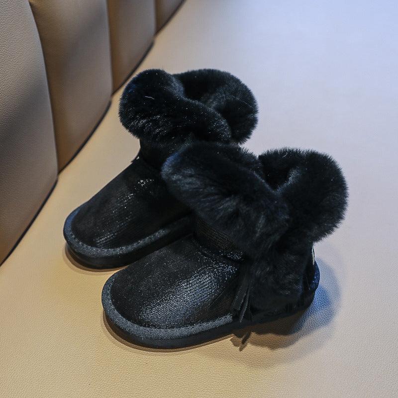 Female New Winter Plush Thick Cotton Boots - MRSLM
