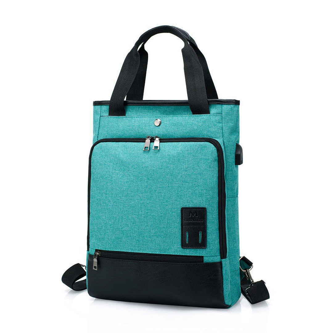 35L Large Capacity Backpack USB Charging Fashion Outdoors Travel Laptop Bag - MRSLM