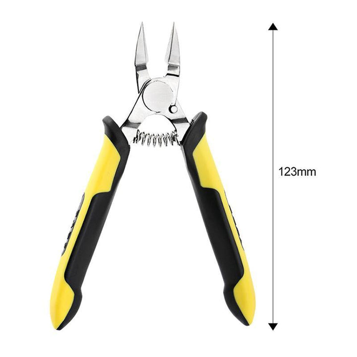 TS-140 5inch Mini Electrical Wire Cable Plier Cutter Cutting Side Snips Flush Nipper Wire Stripper Hand Tools Micro Shears - MRSLM